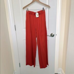 Sablyn wide leg silk pants xs NWT